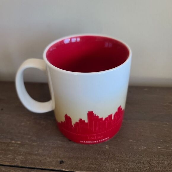 Starbucks Coffee Mug Collector Global Icon City Series Dallas 2009 16 oz - Picture 3 of 6